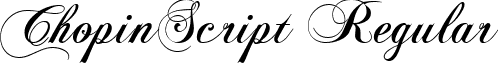 ChopinScript Regular font - dahot2.CHOPS___.ttf