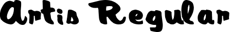 Artis Regular font - ArtisRegularttnorm.ttf