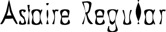 Astaire Regular font - Astaire.ttf