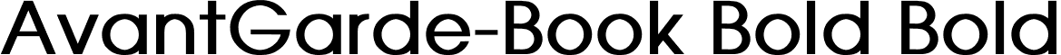 AvantGarde-Book Bold Bold font - AVANGBBB.ttf