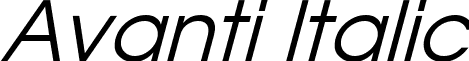 Avanti Italic font - Avanti Italic.ttf