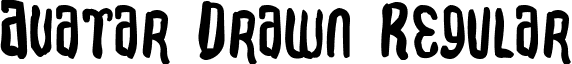 Avatar Drawn Regular font - AvatarDrawn.ttf