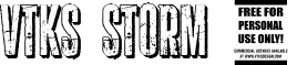 vtks storm 2 font - vtks storm 2.ttf