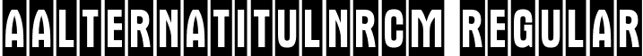 aAlternaTitulNrCm Regular font - ALTER_13.ttf