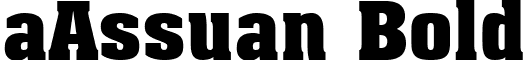 aAssuan Bold font - ASSUANB.ttf