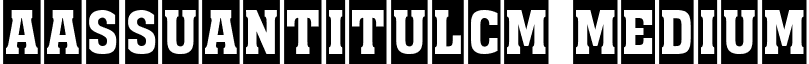 aAssuanTitulCm Medium font - ASSUAN_9.ttf