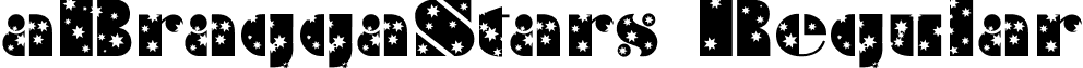 aBraggaStars Regular font - BRAGGAS.ttf