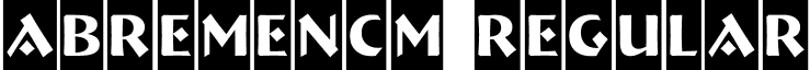 aBremenCm Regular font - BREMEN_4.ttf