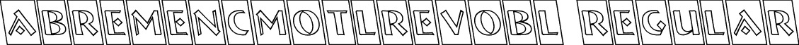 aBremenCmOtlRevObl Regular font - BREME_10.ttf