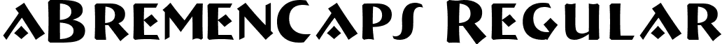 aBremenCaps Regular font - BRE_C.ttf