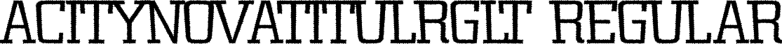 aCityNovaTitulRgLt Regular font - CIT_NTRL.ttf