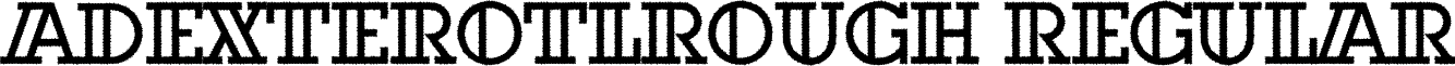 aDexterOtlRough Regular font - DEXTER_R.ttf