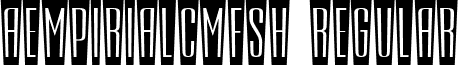 aEmpirialCmFsh Regular font - EMPERI_4.ttf