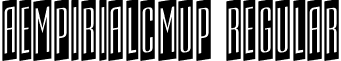 aEmpirialCmUp Regular font - EMPERI_6.ttf