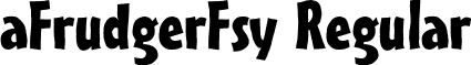 aFrudgerFsy Regular font - a.ttf