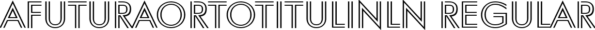 aFuturaOrtoTitulInln Regular font - FUTURA_9.ttf