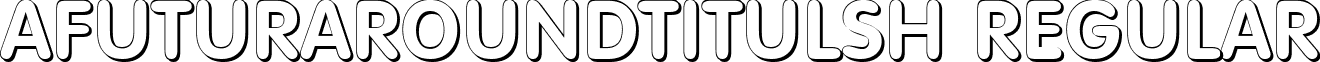 aFuturaRoundTitulSh Regular font - FUTURA-6.ttf