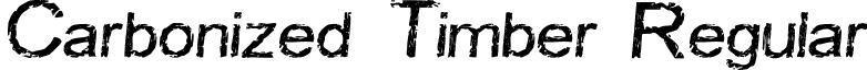 Carbonized Timber Regular font - Carbtim.ttf