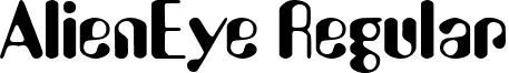 AlienEye Regular font - AlienEye.ttf