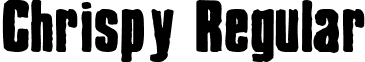 Chrispy Regular font - chrispy.ttf