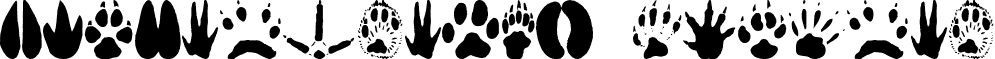 AnimalTracks Regular font - ANIMALT.ttf