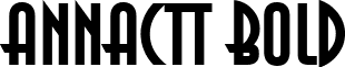 AnnaCTT Bold font - ANN75__C.ttf