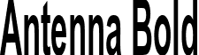 Antenna Bold font - Antenpst.ttf