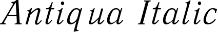 Antiqua Italic font - Antiqua Italic.ttf