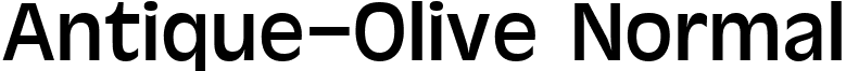 Antique-Olive Normal font - OLIVE1.ttf