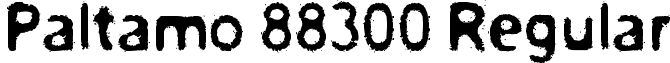 Paltamo 88300 Regular font - Paltamo 88300.ttf