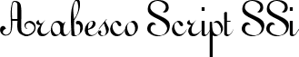 Arabesco Script SSi font - ArabescoScriptSSi.ttf