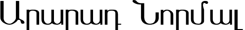 Ararat Normal font - ARARAT.ttf