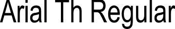Arial Th Regular font - ArialTh.ttf