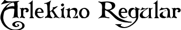 Arlekino Regular font - Arlekino.ttf