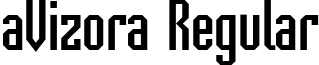 aVizora Regular font - a.ttf