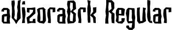 aVizoraBrk Regular font - a.ttf