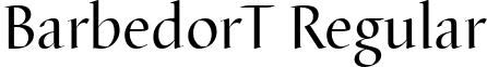 BarbedorT Regular font - BarbedorT.ttf