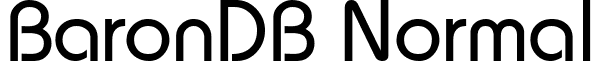 BaronDB Normal font - BaronDBNormal.ttf