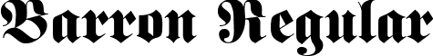 Barron Regular font - BARSWFTE.ttf