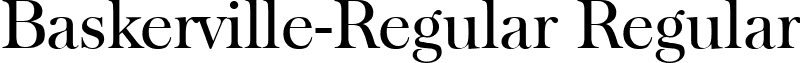 Baskerville-Regular Regular font - Baskerville-Regular.ttf