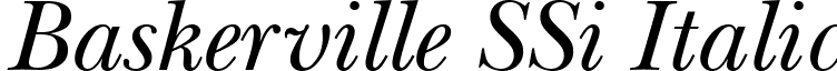 Baskerville SSi Italic font - BaskervilleSSiItalic.ttf