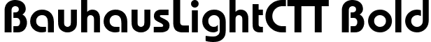 BauhausLightCTT Bold font - BHS65__C.ttf