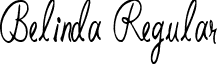 Belinda Regular font - BelindaRegular.ttf