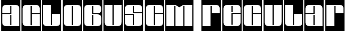 aGlobusCm Regular font - GLOBUS_2.ttf