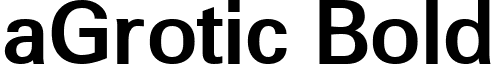aGrotic Bold font - a_Grotic Bold.ttf