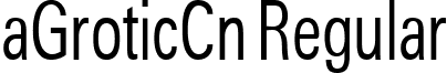 aGroticCn Regular font - GROT_C.ttf