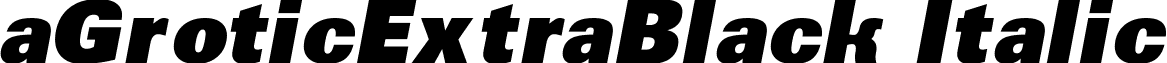 aGroticExtraBlack Italic font - GROT_EB.ttf