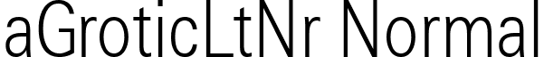 aGroticLtNr Normal font - GROT_LN.ttf