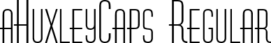 aHuxleyCaps Regular font - HUXL_C.ttf