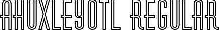 aHuxleyOtl Regular font - HUXLE_10.ttf